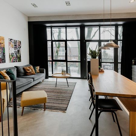 Modern And Spacious Loft Type Apartment 8 With Free Private Parking By "Owl Jazz Apartments" Kaunas Kültér fotó